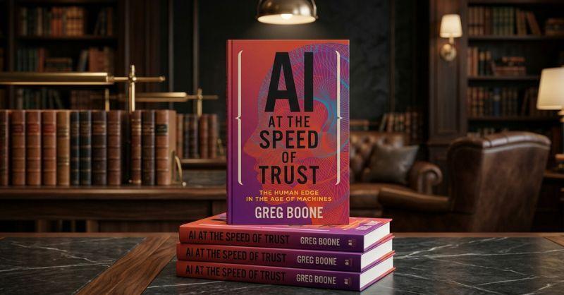 AI at the Speed of Trust book cover by Greg Boone
