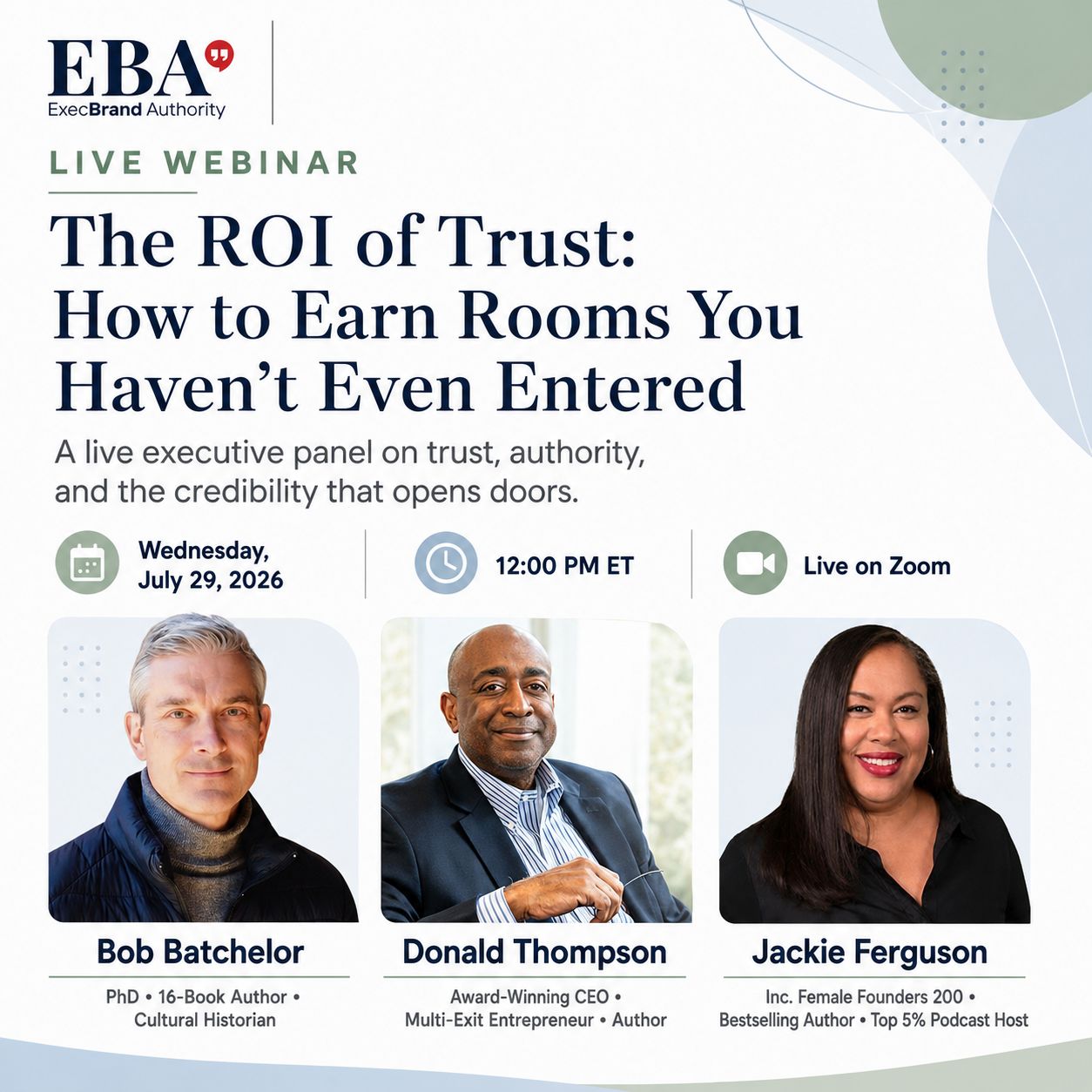 The ROI of Trust webinar